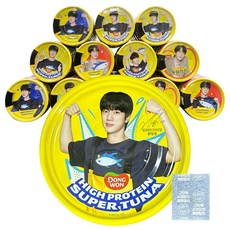 동원참치 BTS진 슈퍼참치 살코기 + 씰스티커, 5개, 135g