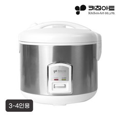 키친아트 포이베 전기 보온 밥솥 3~4인용, KA-JS0304KP, 실버