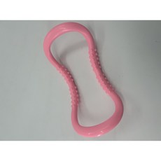 麗佳瑜伽環普拉提圈：ABS魔力圈，拉筋開肩美背，瑜珈輔助訓練器材, 1個, 粉色, 粉色