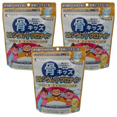 화인재팬 뼈키즈 칼슘 + 프로틴 바나나 맛 파우더, 196g, 3개