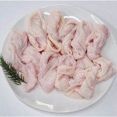 정담앤쿡 닭껍질 닭껍데기 닭스킨 1kg 국내산 냉동, 1개