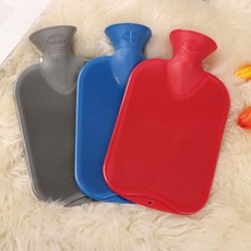 독일정품 노커버 양면빗살무늬 2L 보온물주머니, 양면빗살-그레이, 1개