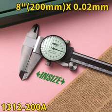 INSIZE 指針式卡尺 高精度測量工具 清晰易讀 堅固耐用 型號1312-200A, 1個