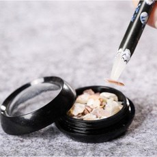 네일 아트 스톤 파츠 콕콕 찍어 붙이는 왁스 스틱 집게 핀셋 대용, 1개