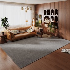LUNOO 카페트 세탁기로 가능 사계절 고급 침실 카펫 층간소음방지 매트 먼지없는 미끄럼방지 현관 식당 거실 러그