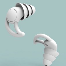 투아룸 3중 차단 이어플러그 화이트, 3개, 1쌍