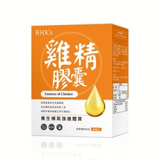 BHK's 雞精膠囊 - 方便攜帶 迅速補充體力 告別疲勞感, 1盒, 60顆