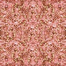 Confect 레드 화이트 & 골드 펄 케이크 스프링클 믹스 - 케이크 컵케이크 및 디저트를 위한 메탈릭 식용 장식 토핑 | 비건 글루텐 프리 너트 프리 콩 프리 유, FM17, 1