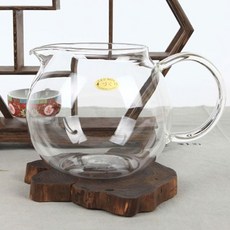 동글 손잡이 유리 숙우 유리컵 다기잔 1000mlryu4+7qvO