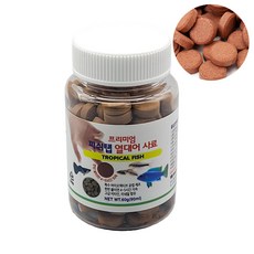YB 피쉬탭 90ml 60g 와이비 프리미엄 피쉬탭 열대어 수조 어항 유리 벽 부착 사료 먹이 밥 물멍법인몰수족관제품, 1세트