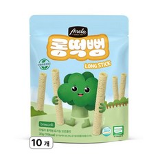 아넬라 유기농 롱떡뻥, 브로콜리, 30g, 10개
