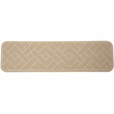 내구성 계단 트레드 미끄럼 방지 백킹 매트 소음 감소 카펫 홈 장식, 1개, 2. Beige 2