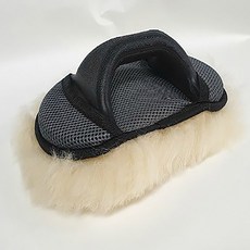 양모 세차 워시 미트, 양모미트 손잡이형, 1개