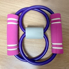 지브로 홈트 저항 운동 발레 스트레칭 밴드 필라테스 헬스 요가 재활, 1개, 퍼플