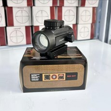 Bushnell 1X40RD 紅綠點 瞄準鏡 戶外通用, 1個, 十字,金屬調節旋鈕