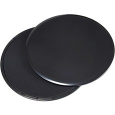 전신 운동을 위한 UX셀 운동 코어 슬라이더 글라이더 디스크의 카펫이나 바닥 양면 사용, Black