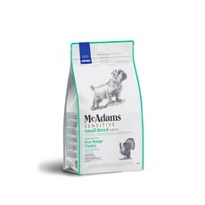 맥아담스 자유방목 홀터키 센서티브 소형견용 사료 2kg, 1개, 칠면조 1개, 칠면조