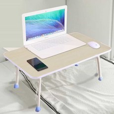 싹팔아 노트북 서랍 테이블 1인용 미니책상 침대탁자 침대책상 미니탁자, 기본 테이블 화이트