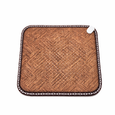 [남운전자] 스웨이드 쿠션핏 전기방석, 1인용(45X45), 메이플브라운