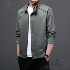 大尺碼 M-8XL 棒球服 夾克外套 簡約夾克男式外衣 翻領立領夾克 男士外套韓版修身薄款休閒 衣度翩翩