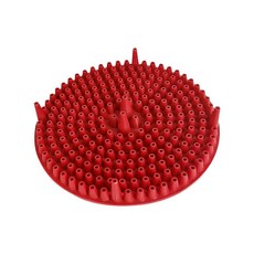 Lyxheth 18.9L(5갤런) 세차 버킷 그릿 트랩 인서트 자동차 디테일링용 워시 버킷 먼지 및 그릿 제거를 위한 직경 26.9cm(10.2인치) 세차 필터 청소 도구, 레드