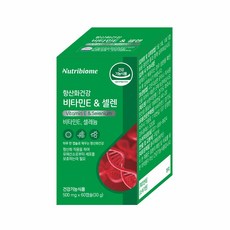 뉴트리바이옴 항산화건강 비타민E & 셀렌 셀레늄, 60정, 1개