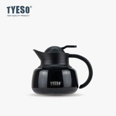 TYESO南瓜保溫壺 304不鏽鋼大容量保溫瓶 家用手提一鍵按壓熱水壺, 1個, 黑色 600ml, 黑, 600ml