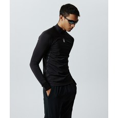 스파이더 SPYDER 남성 프로웹 러닝 하이넥 긴팔 티셔츠 SPIWCNRL231MBLK