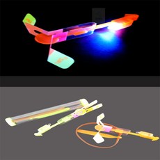 도이동의 새총프로펠라 1SET led낙하산