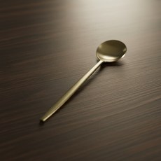 VARET 큐티티타늄 중스푼 예쁜숟가락, 1개
