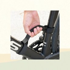 휴대용 벨크로형 운반 자전거 이동손잡이 킥보드 보조스트랩용, 1개, 상세페이지 참조