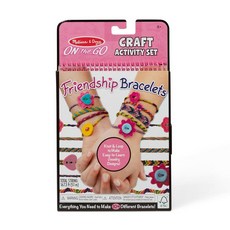 ECLATIS Melissa & Doug 온 더 고 우정 디자인 팔찌 공예 세트 10개 이상 제작 가능 291239, ECLATIS Melissa & Doug 온 더 고 우