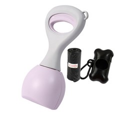 精選優品 撿便器 拾便器 折疊拾便器 拾便袋 剷屎神器 便攜折疊狗狗拾便器外出遛狗不臟手撿便器狗屎夾子家用剷屎, 28CM魅力紫（套餐一）, 1個