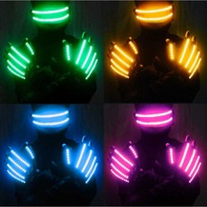 LED 장갑 레이저 행사 인싸템 클럽 무대, LED - 장갑 - 그린