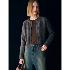 브랜드정품 제너럴아이디어 GENERALIDEA 울 더스트 크루넥 가디건 CHARCOAL WBD4L04562 253193