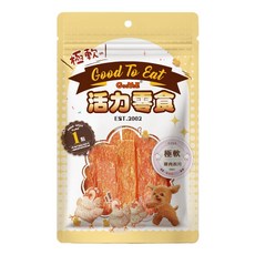 Good To Eat 活力零食 狗零食 雞肉條, 1個, 活力QR421極軟雞肉長片115g