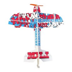 RC 비행기 모델 고정 날개 3D 보드 항공기 머큐리 원격 제어 스턴트 초보자 훈련 기계, 1개, 05 KIT