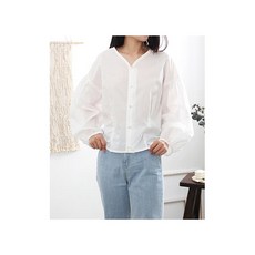 패션스타트 패턴인 P1523 여성 퍼프소매 블라우스 셔츠 옷 패턴 도안 옷본 여성복, 1개, 혼합