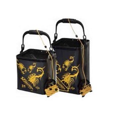 탑몰 사각 와이드 낚시가방 낚시물고기통 물고기살림통, HD두레박34H 블랙