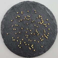 비즈톡 [SVP-83-01]순은볼 실버볼 2mm (내경0.7mm) 실버925 골드 1개