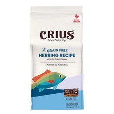 CRIUS 克瑞斯 天然寵物無榖犬糧 1LB 白鮭魚口味 無榖犬糧 狗乾糧 狗主食, 1個, 白鮭魚