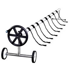 대형 수영장 덮개 이동식 보온커버 롤라 롤링기구, 2.8-4.5 미터, 1개