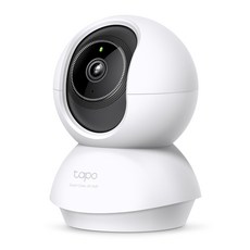 Tapo 3K 5MP 旋轉式AI家庭安全防護Wi-Fi無線網路攝影機 監視器 雙向語音 AI偵測 移動追蹤, 白色, Tapo C230+128G記憶卡