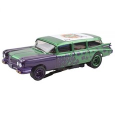 ECLATIS Auto World x PREMIUM 프리미엄 Hobbies 4GEAR 이어 배트맨 조커 1959 캐딜락 HO 스케일 슬롯 카 CP7944 284257, ECLATIS Auto World x PREMIUM 프