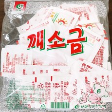 청화 깨소금 치킨소금 순대소금 계란소금 일회용 구운소금 종이3g, 10개, 300g