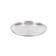 몬테라 스텐 접시 M, 1개, 실버