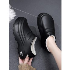 [미끄럼방지 털신] 주방화 방수 겨울작업화 논슬립 식당슬리퍼