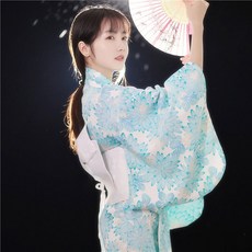 기모노 섹시 캐주얼 목욕가운 드레스 개량 촬영소품 로브
