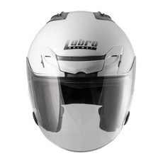 LUBRO AIR TECH 素色 3/4罩 通風佳 內襯可拆 安全帽, 白,M, 1個