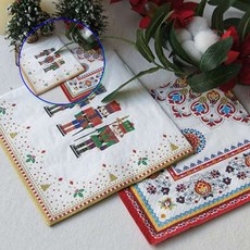 쌍문상회 냅킨 2종 파티 독일냅킨 파티냅킨 장식 종이 감각적인 테이블 냅킨아트 40872EA, 병정인형